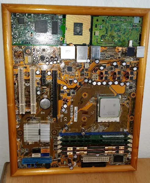 PC Kunstwerk im Bilderrahmen