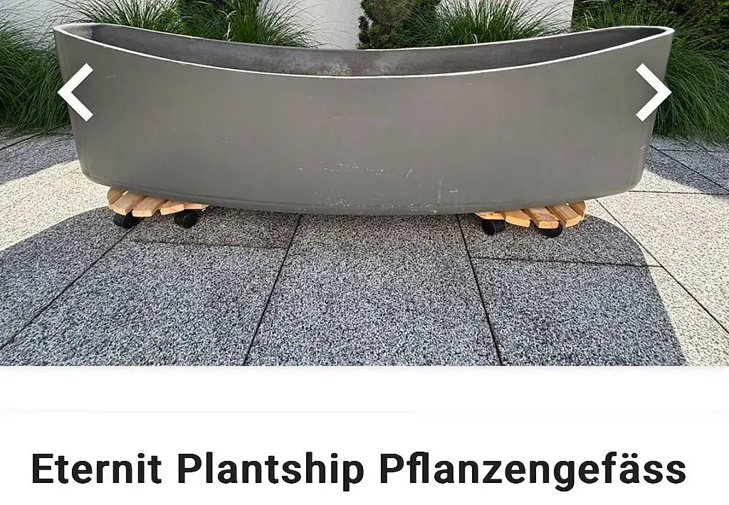 Eternit Pflanzentopf