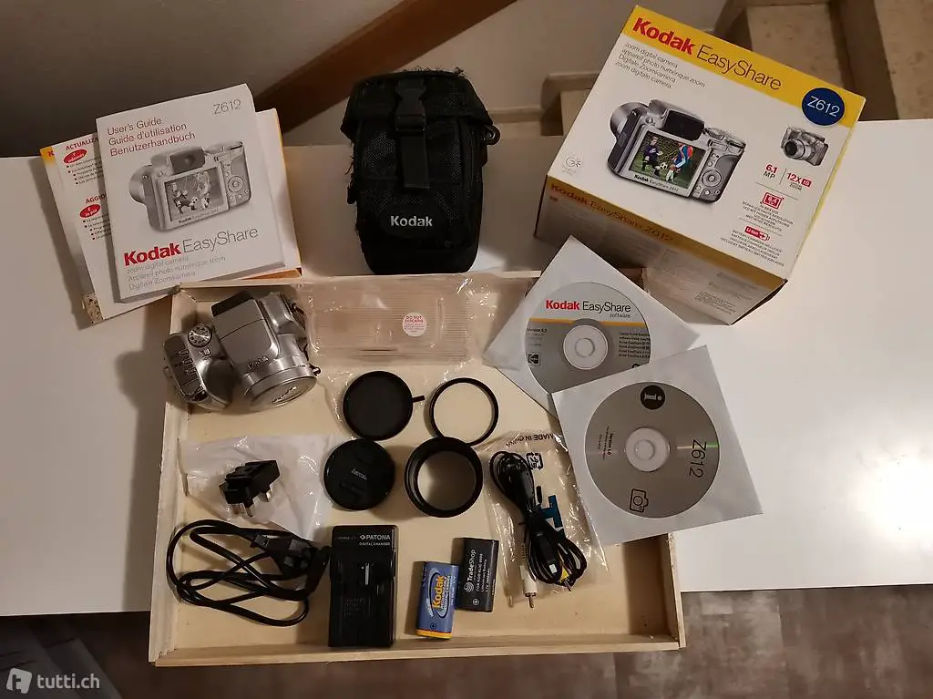 Kodak Z612 für Bastler mit viel Zubehör