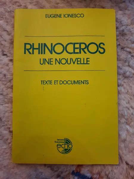 Rhinoceros, une nouvelle, Eugene Ionesco, Französisch
