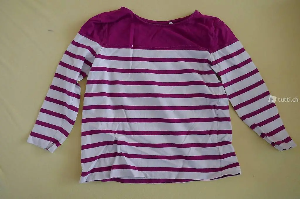 Schmuckes T-Shirt gestreift, Gr. 110