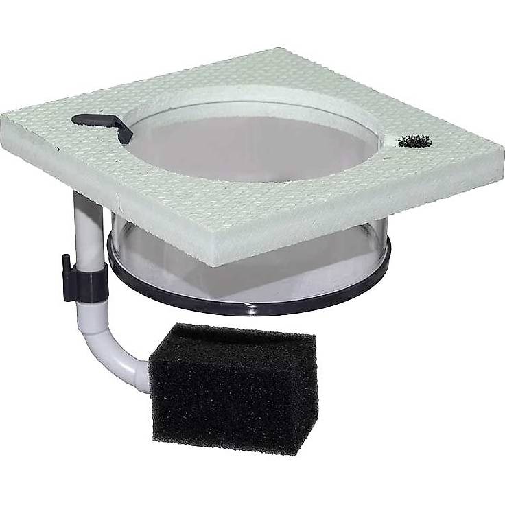 Garnelen Aufzuchtring mit Luftheber