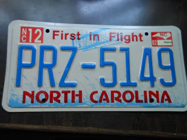 USA Autonummern Schild