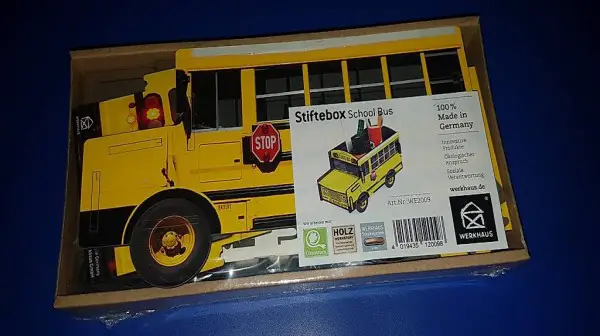 Stiftebox (School Bus) der Marke Werkhaus-NEU