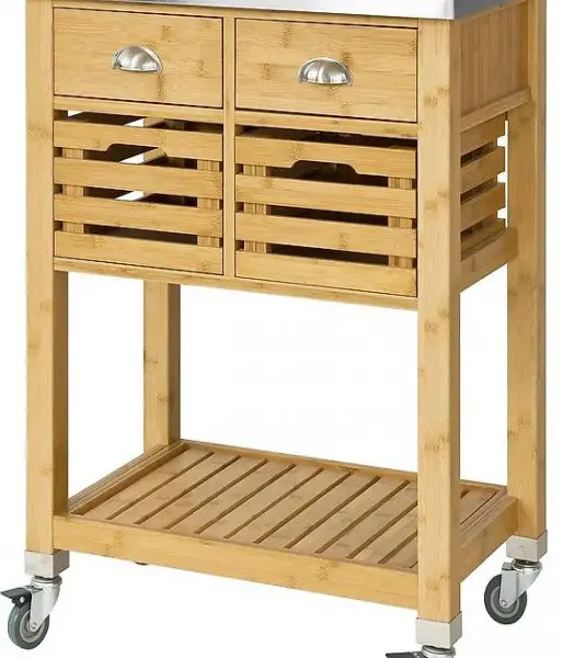  Servierwagen mit 2 Körben Küchenwagen