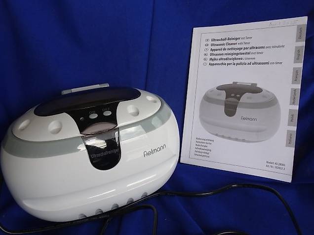 Gerät Ultraschallreiniger. Betriebsanleitung, Originalbox