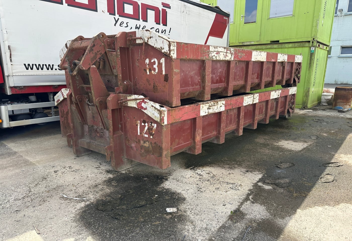 Hakenmulde 9m³, Abrollkipper (Haken)