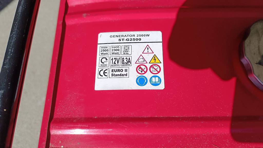 Notstromaggregat 2500 W Stromerzeuger Generator