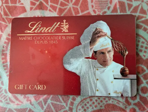 Geschenkkarte Lindt