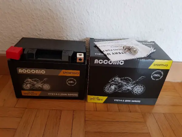 Motorradbatterie, YTZ14s-BS, neu, Gel, auch SA / SO
