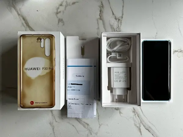 Huawei P30 Pro 256GB mit 1 J. Garantie, Zustand gut mit OVP
