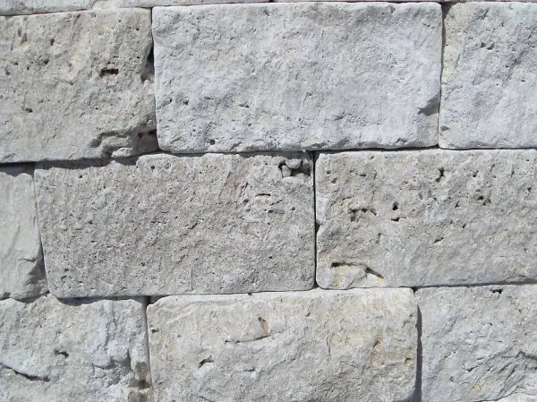  MAUERSTEINE KLEIN TRAVERTIN HELL GESPALTEN GETROMMELT GESÄGT