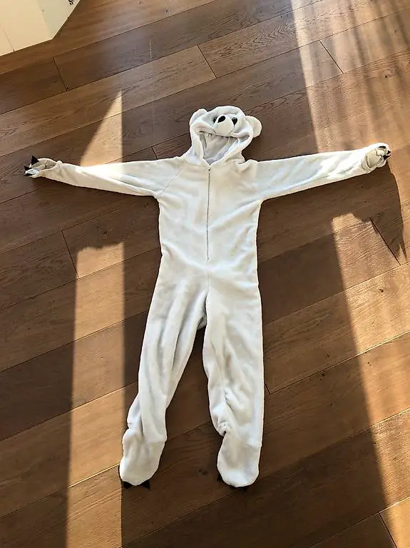 Eisbär Fasnachtskostüm Gr. 116 und Gr. 98/104