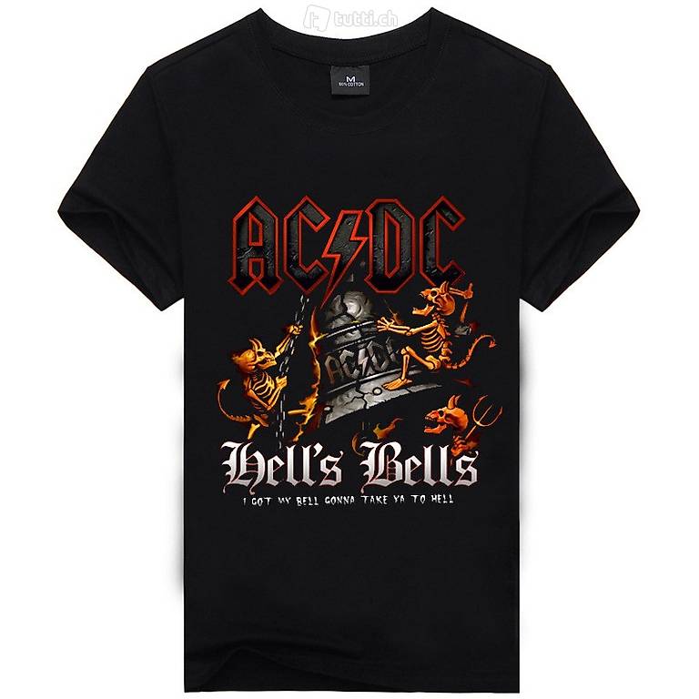 t-shirt ac dc - neu