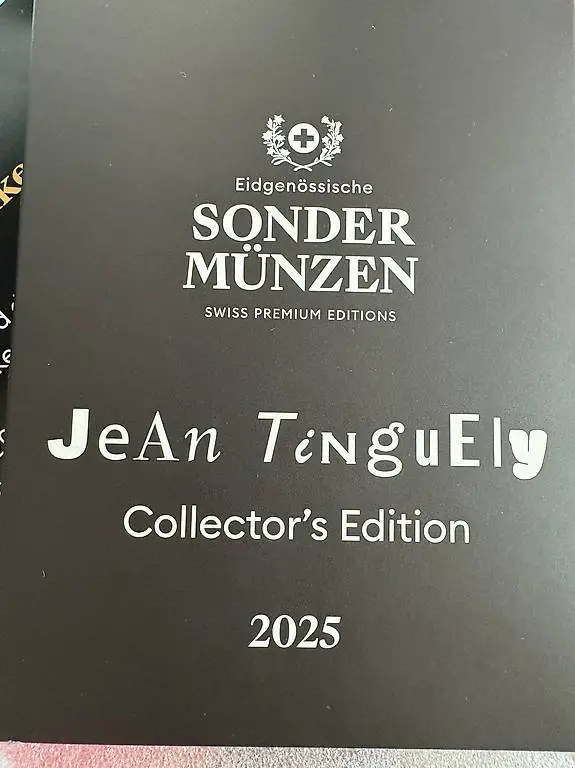 JeAn TinguEly Collector"s Edition 2025 GM 20 CHF PP
