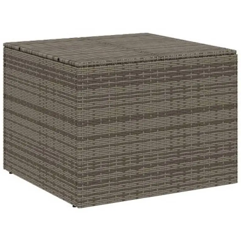 Gartentruhe Grau 291L Poly Rattan 28363