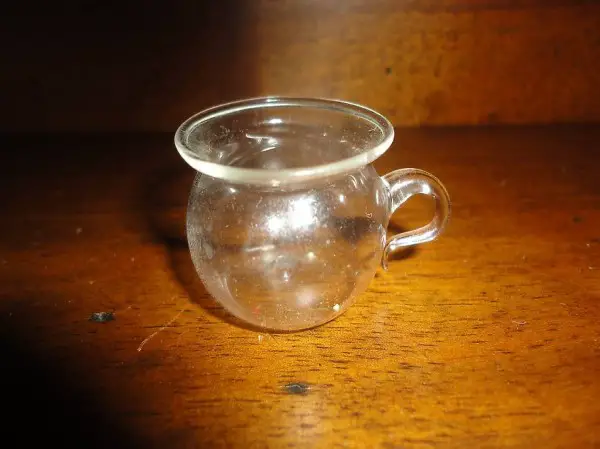  Nachthafen, Nachttopf, Glas, Häfi, für Puppenstube