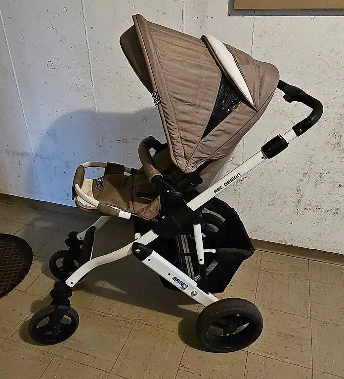 ABC Design Mamba, Kombi, Kinderwagen, Sand Dark Brown/gebraucht