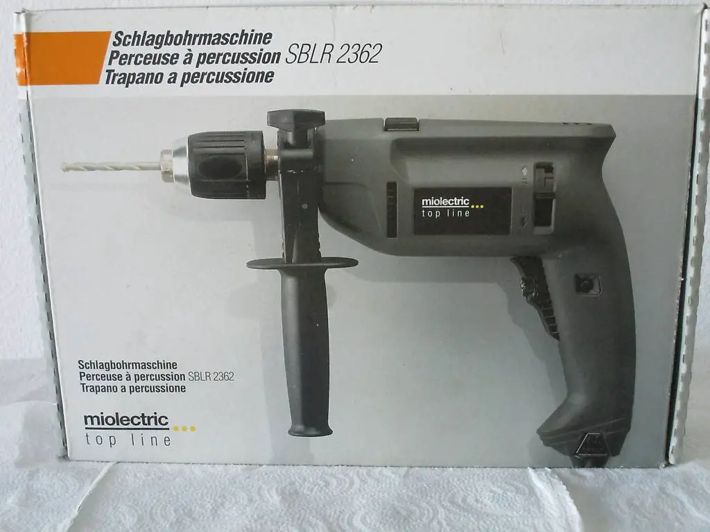 Schlagbohrmaschine, Marke mioelectric top line. Neuwertig.