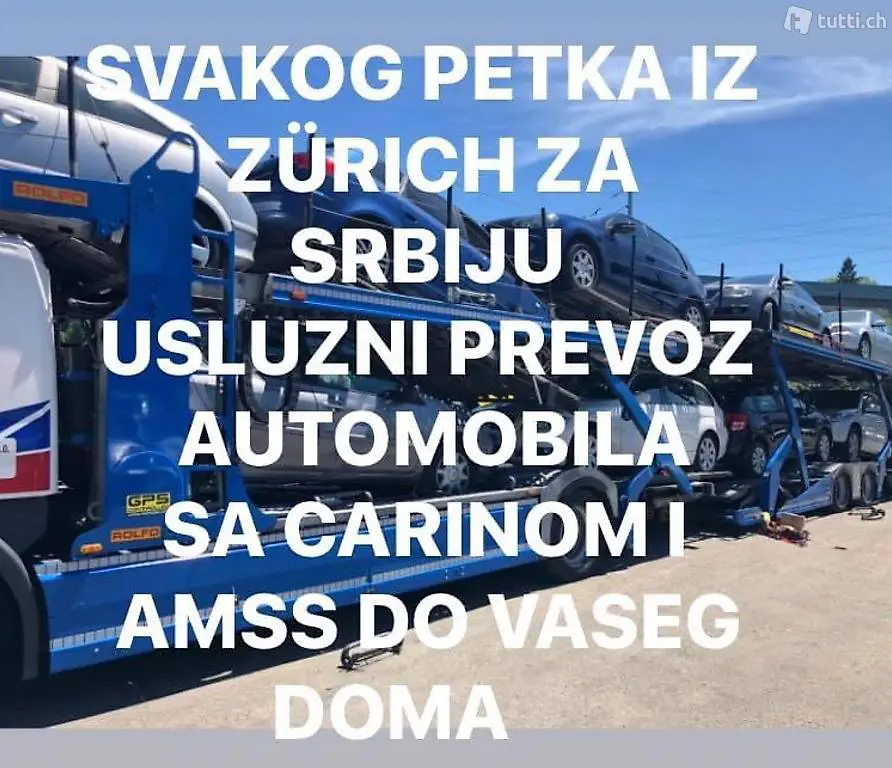 AUTOTRANSPORT VOM SCHWEIZ NACH SERBIEN