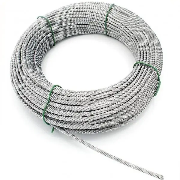  Drahtseil Edelstahl 4mm 7x7 mittelweich [50m als Bund]