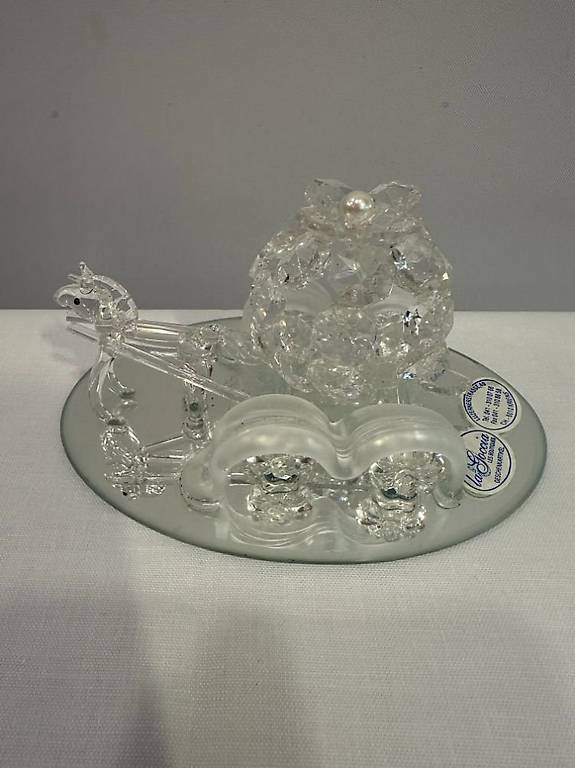 Kutsche swarovski in weiss