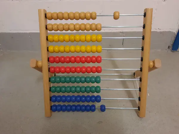 Zählrahmen aus Holz