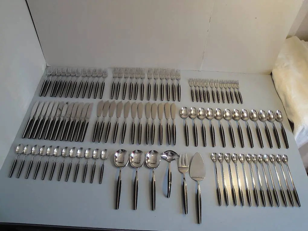 Eldan Schönes Besteck für 12 Personen, 102-teilig