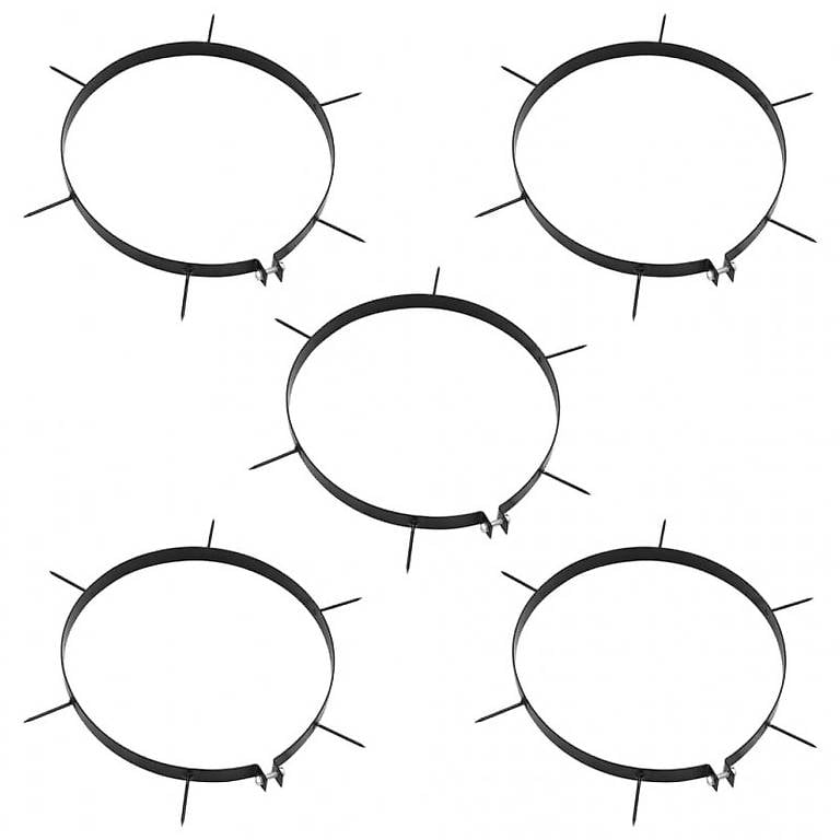 Rasenlüfter für Gartenwalze 5 Stk. mit Spikes Ø 30 cm E