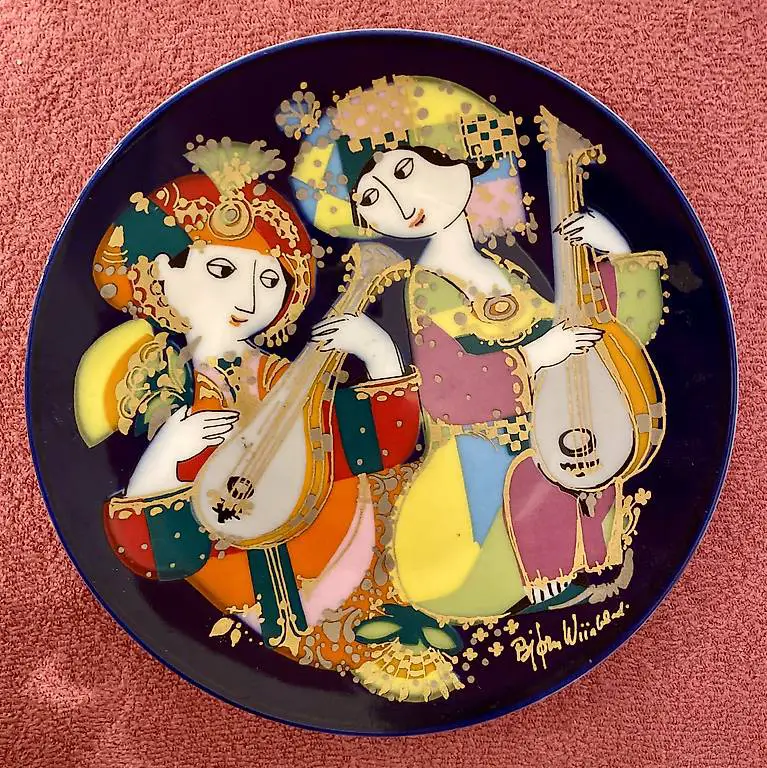 Wandteller Rosenthal? Orientalische Nachtmusik?