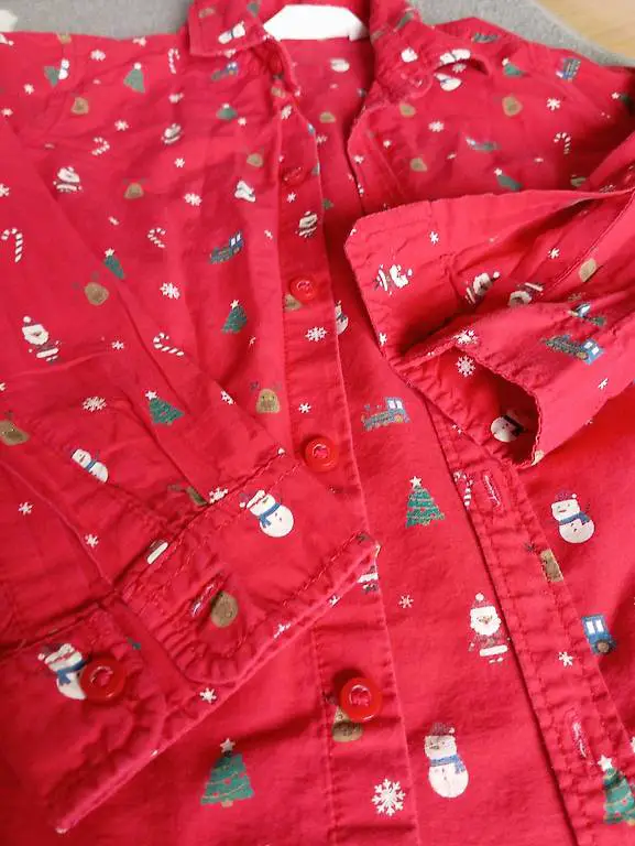 Weihnachtshemd Gr. 98