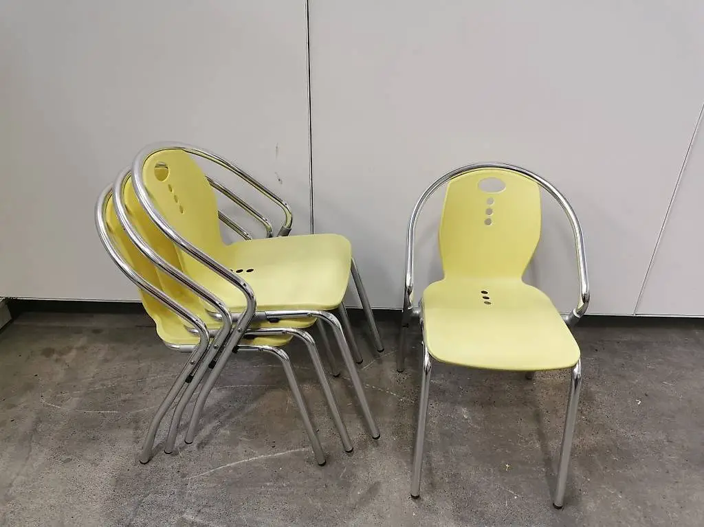 Gartenstuhl Gastro aus Aluminium mit Kunststoff