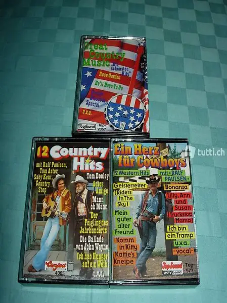  Country Cowboys Western Hits Musik Kassetten