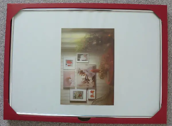 2 Alu-Wechselrahmen, 42x59,4 cm, silber glanz, OVP