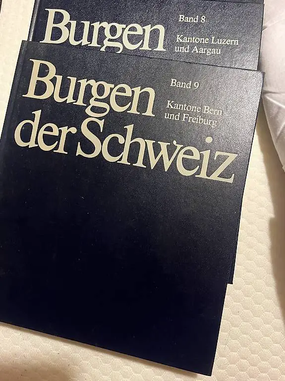 Burgen der Schweiz komplette Buchreihe