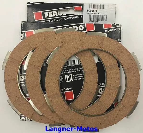 Kupplungsscheiben-Satz Kork Vespa V50/ ET3 PK APE (3 Teile)