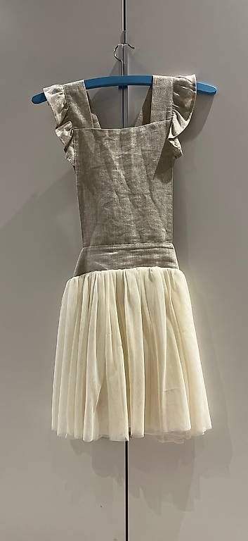 Wunderschönes Leinen Kleid 140 10j