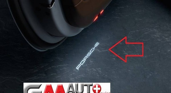  LED-Türprojektoren ?PORSCHE? Schriftzug
