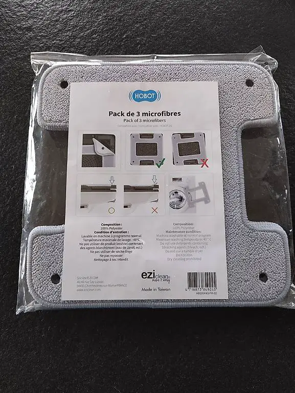 3St Mikrofasertücher für den Hobot 2S Originalverpackt