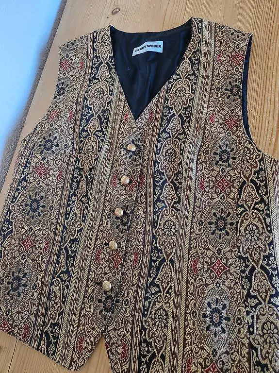 Weste Gerry Weber schwarz gold WA