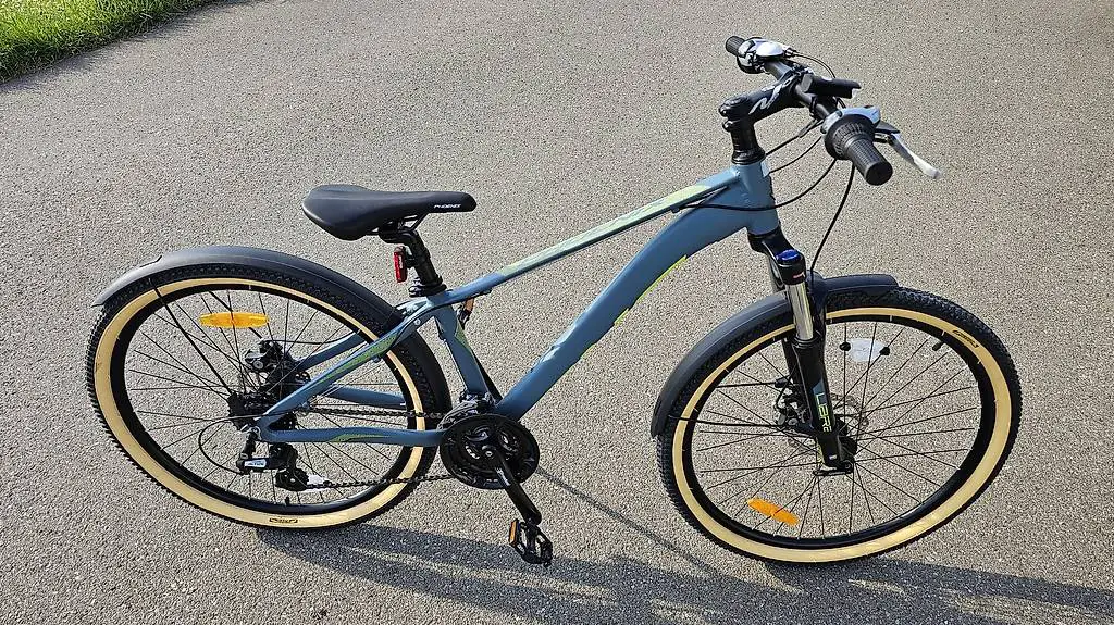 Mountainbike 26 Zoll grau / gelb