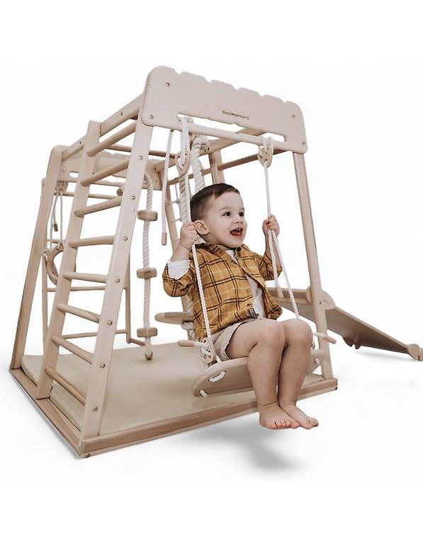 Klettergerüst aus Holz