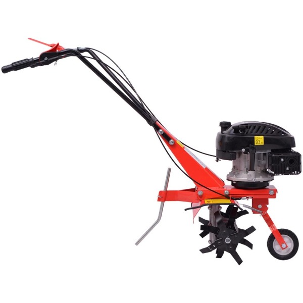  Benzin Gartenfräse 5 PS 2, 8 kW Rot