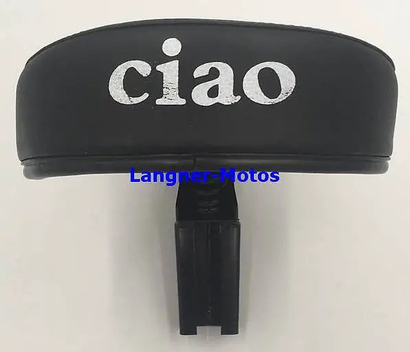 Sattel Monositzbank PIAGGIO Ciao Mofa schwarz Vierkant