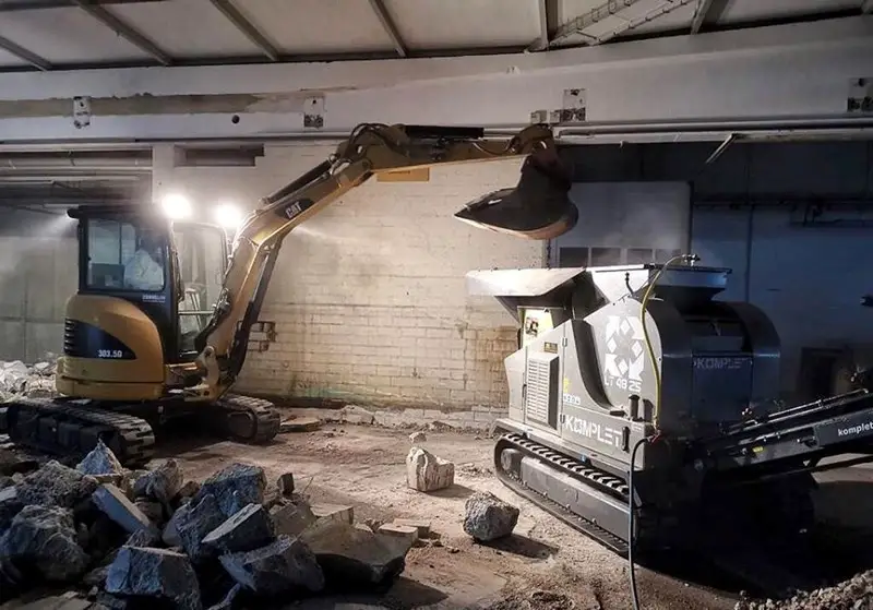 3.5t Backenbrecher, Mobilbrecher, Concasseur