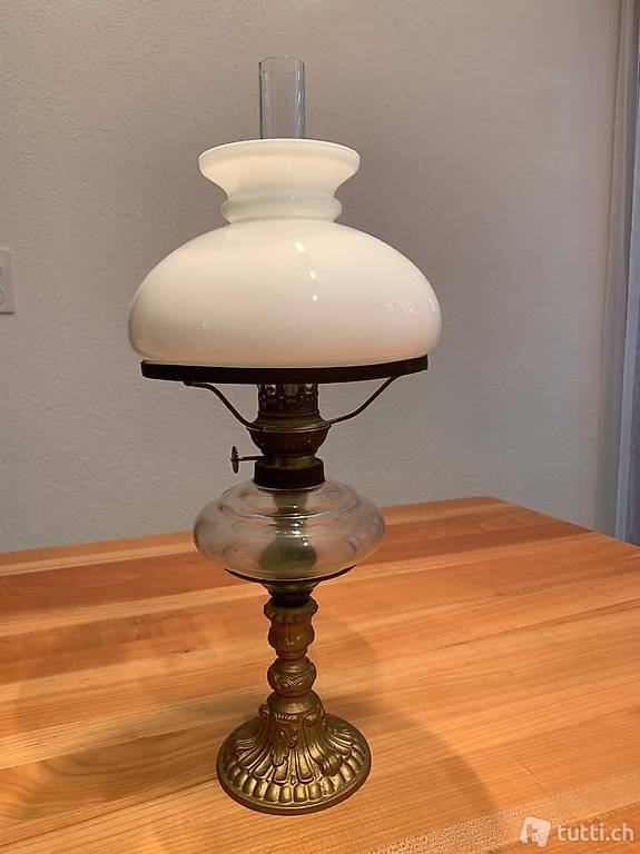 Petrolllampe aus Messing