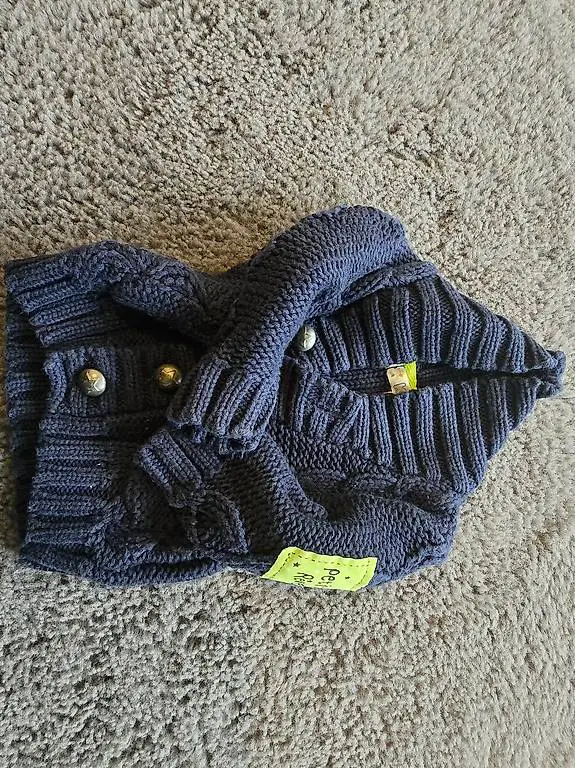 Strickpulli mit Kapuze Grösse 54 cm (Kitchoun) CHF 3 CHF