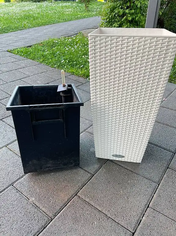 Indoor Pflanzenkübel weiss