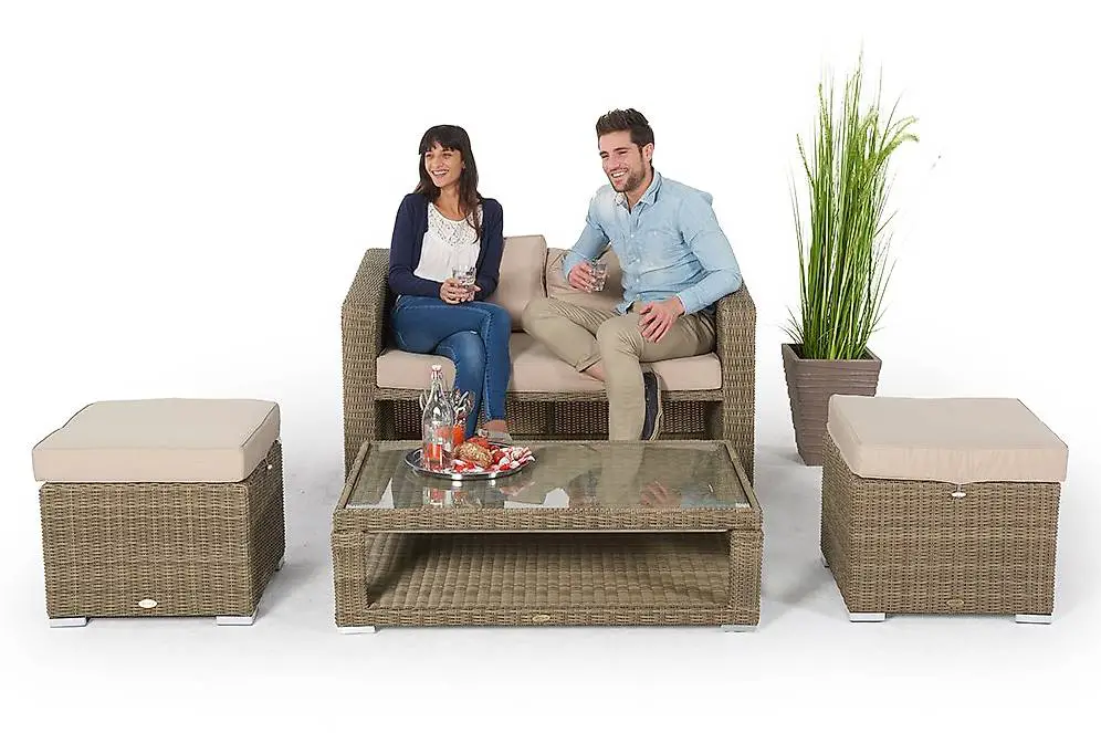 Rattan Lounge - Gartenlounge
