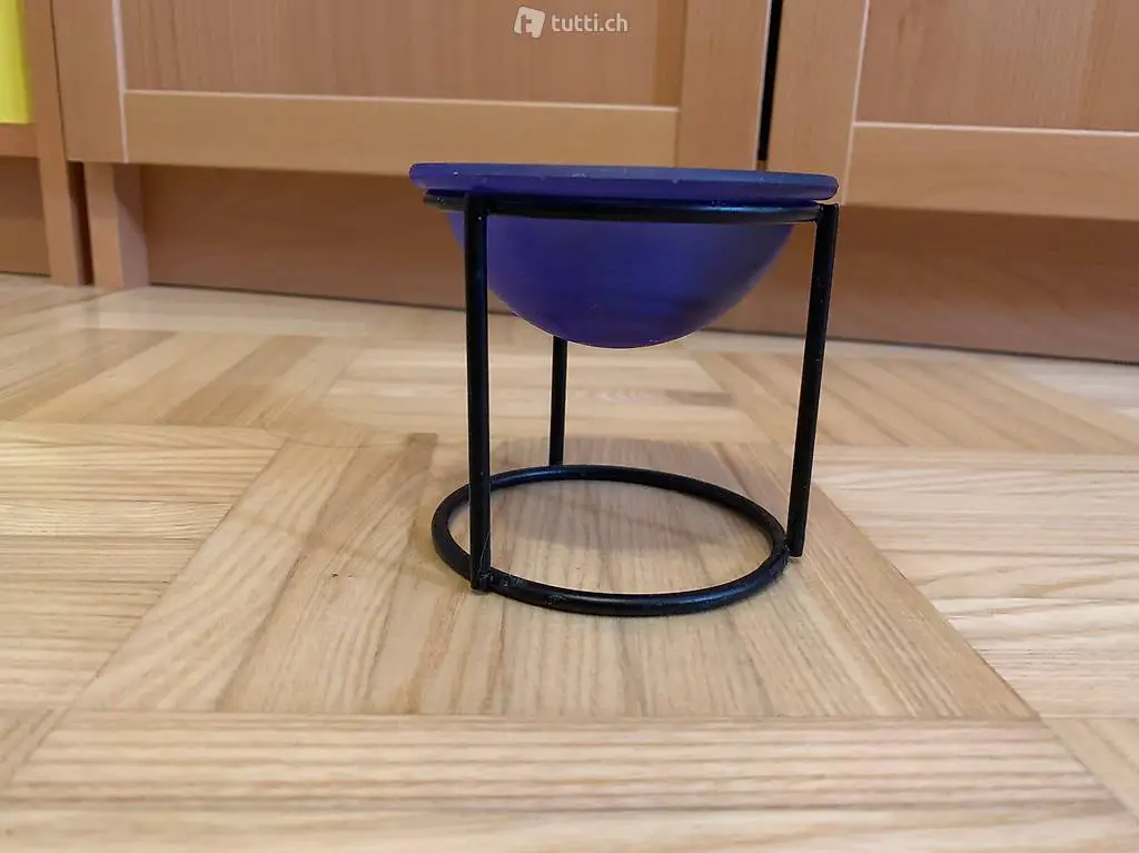 (141.141.0) Rechaudkerzen Halter blau